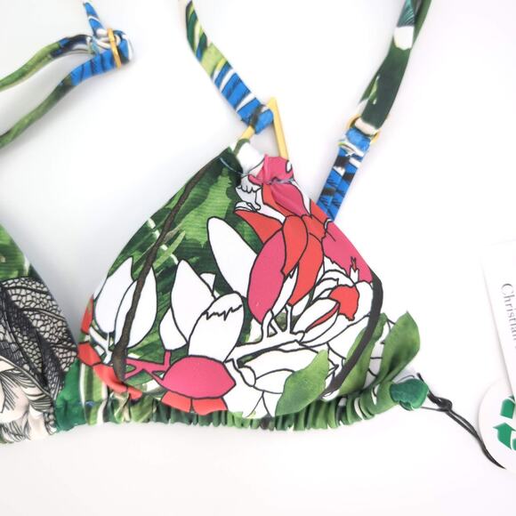 Swiminista x Christian Lacroix Sexy Bikini Top Jardin Exo'Chic - Size XS - NWT - Picture 9 of 15